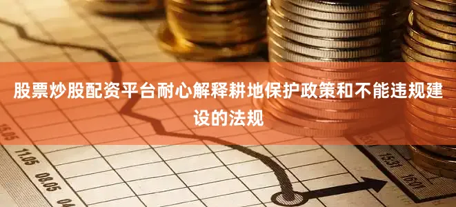 股票炒股配资平台耐心解释耕地保护政策和不能违规建设的法规
